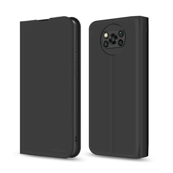 

Чехол-книжка MakeFuture Xiaomi Poco X3 Pro Flip Case Black