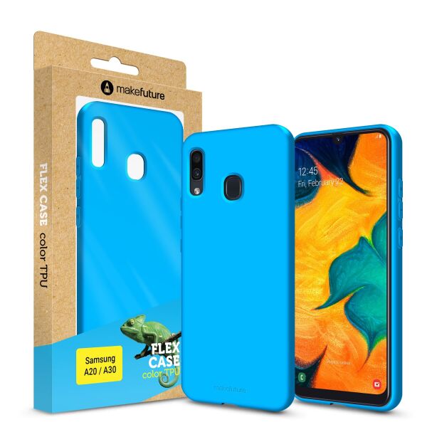 

Кейс MakeFuture Samsung A20/A30 Flex Light Blue
