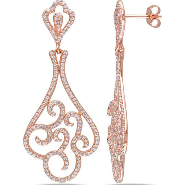 

Серьги из серебра с куб. циркониями (066949)