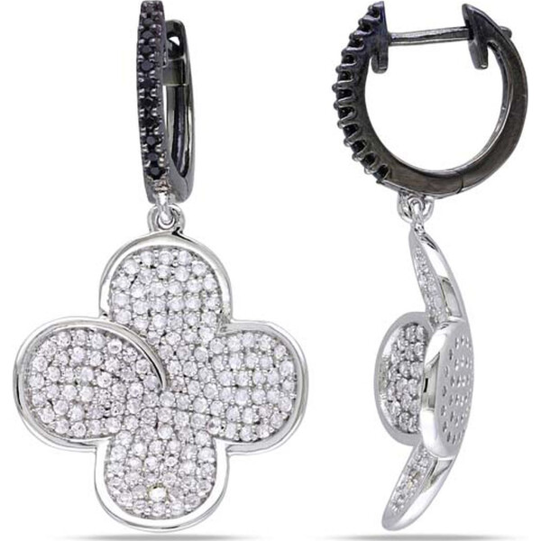 

Серьги из серебра с шпинелью и сапфирами (синт.) (066951)