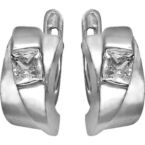 

Серьги из серебра с куб. циркониями (072277)