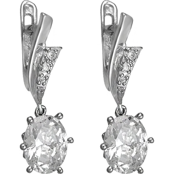 

Серьги из серебра с куб. циркониями (072299)