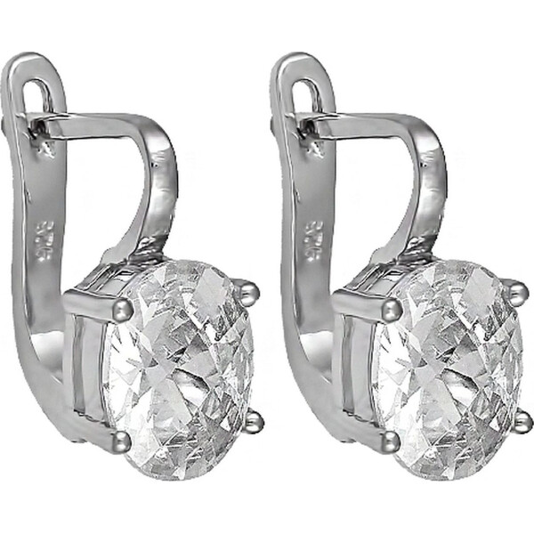 

Серьги из серебра с куб. циркониями (074332)