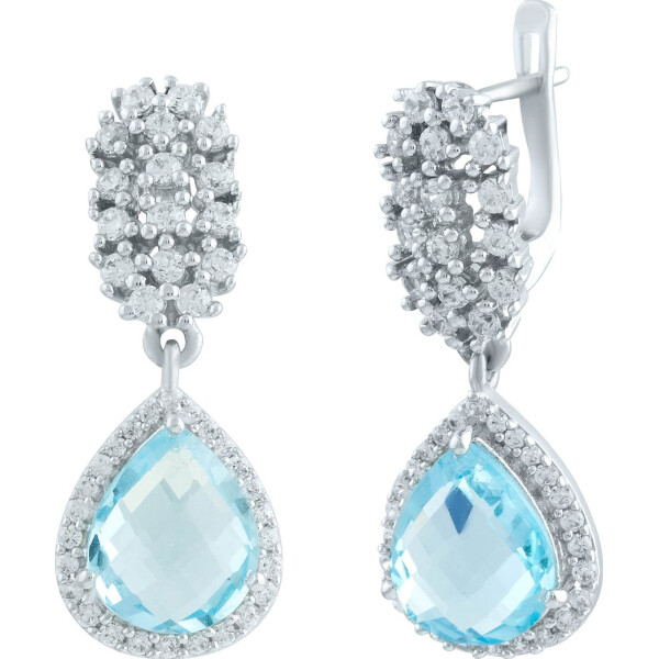 

Серьги из серебра с топазами и куб. циркониями (1286267)