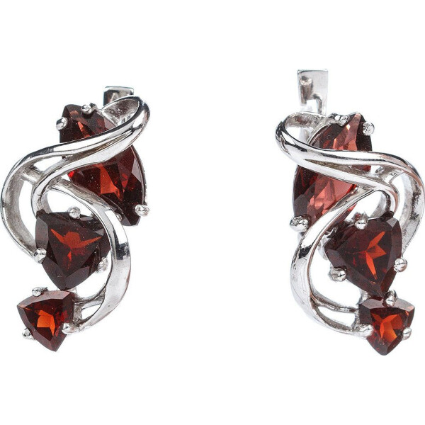 

Серьги из серебра с гранатами (1354310)