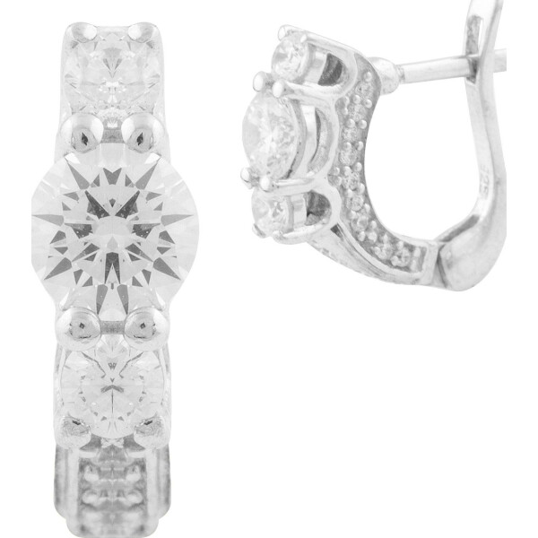 

Серьги из серебра с куб. циркониями (1435751)