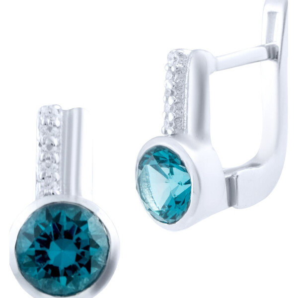 

Серьги из серебра с топазами и куб. циркониями (1531542)