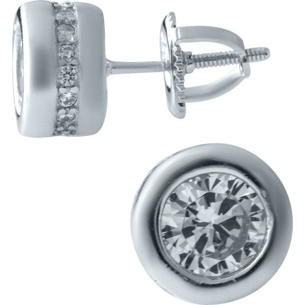 

Серьги из серебра с куб. циркониями (1550874)