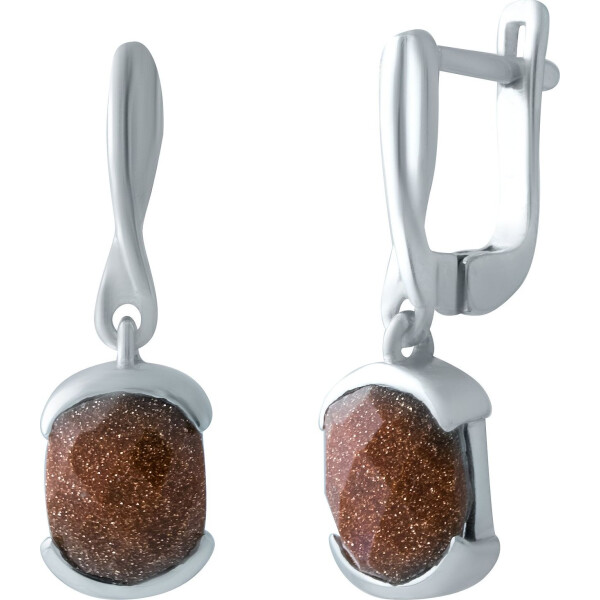 

Серьги из серебра с авантюринами (1623298)