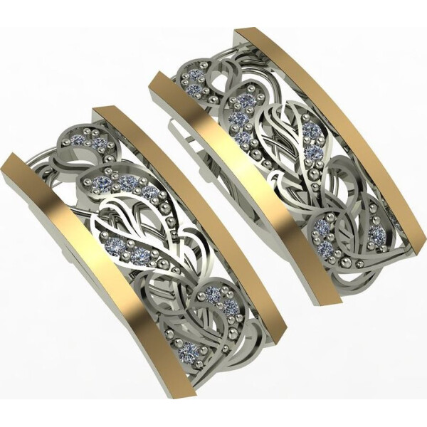 

Серьги из серебра с куб. циркониями (1647869)