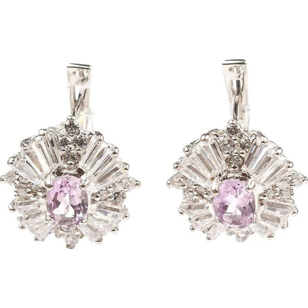 

Серьги из серебра с аметистами и куб. циркониями (1650112)