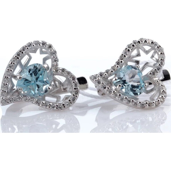 

Серьги из серебра с топазами и куб. циркониями (1650870)