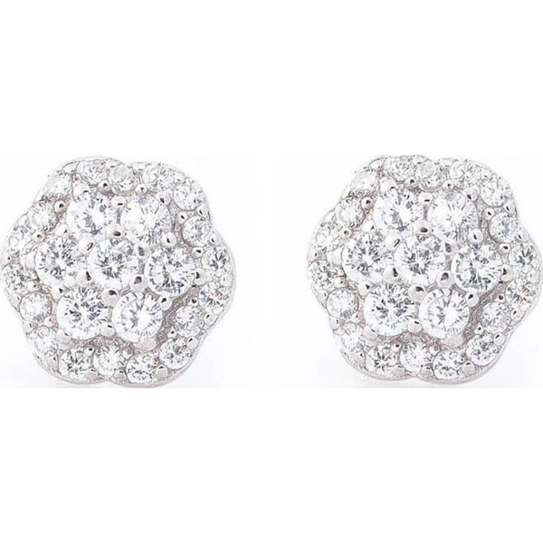 

Серьги из серебра с куб. циркониями (1663001)