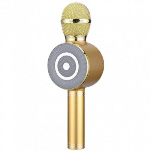 

Беспроводной Bluetooth микрофон для караоке WSTER WS-669 Золотой
