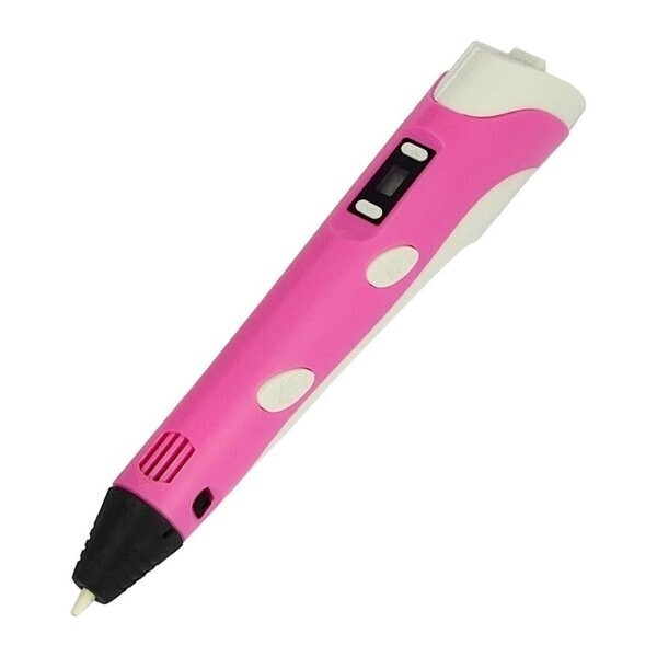 

3D-ручка с экраном SmartPen с Эко Пластиком PLA Розовая