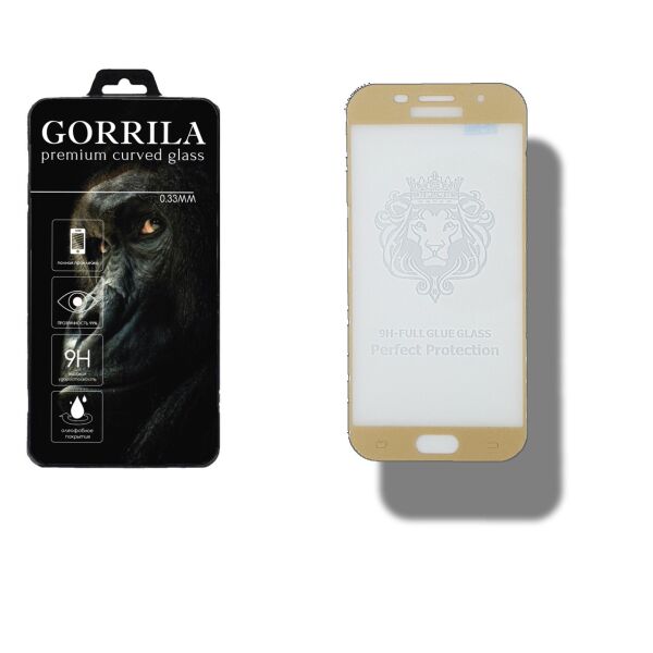 

Защитное стекло GORRILA для Samsung А5 2017 | A520 Gold (GA_7218473)
