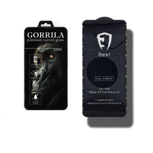 

Защитное стекло GORRILA для Huawei P Smart + (Plus) Black (GT_36130016)