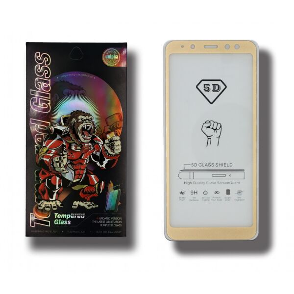 

Защитное стекло GORRILA для Samsung А8 2018 | A530 Gold (GA_7218697)