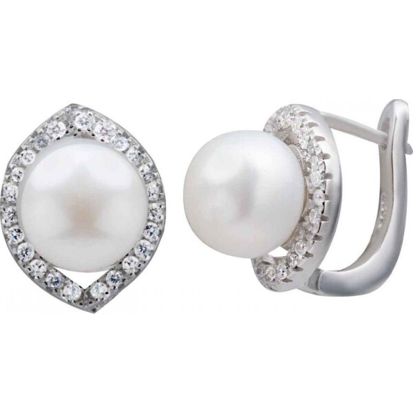 

Серьги из серебра с куб. циркониями и жемчугами (культ.) (1677390)