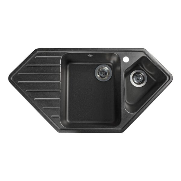 

Кухонная мойка гранитная MIRAGGIO TIRRION black 0000039 (78895)