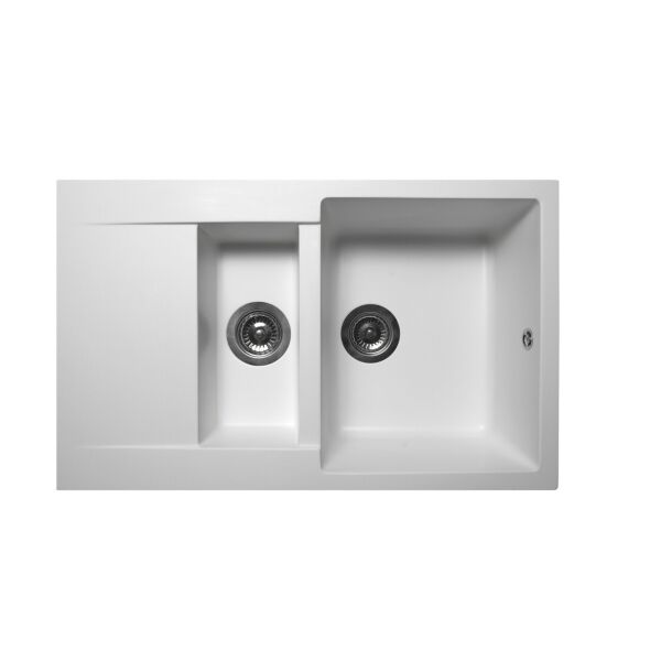 

Кухонная мойка гранитная MIRAGGIO LAPAS white 0000025 (78877)