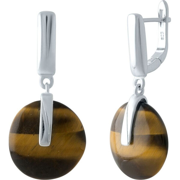 

Серьги из серебра с тигровым глазом (1687219)
