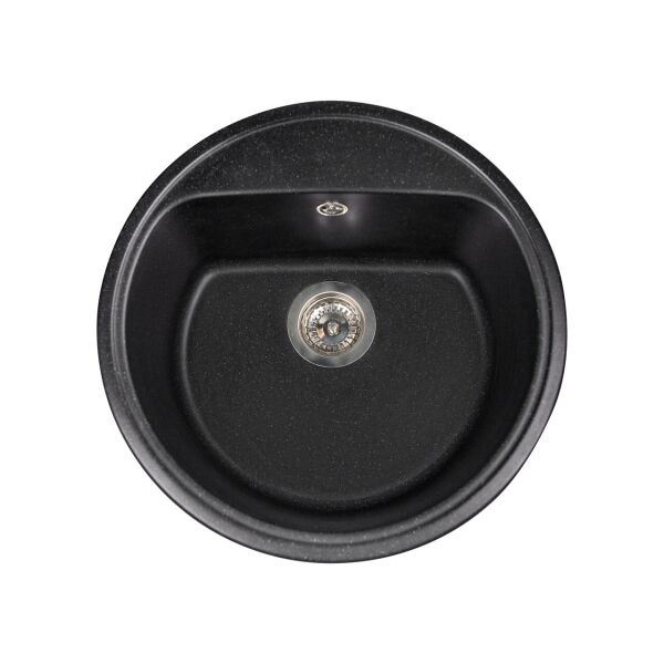 

Кухонная мойка гранитная MIRAGGIO MALIBU black 0000026 (78962)
