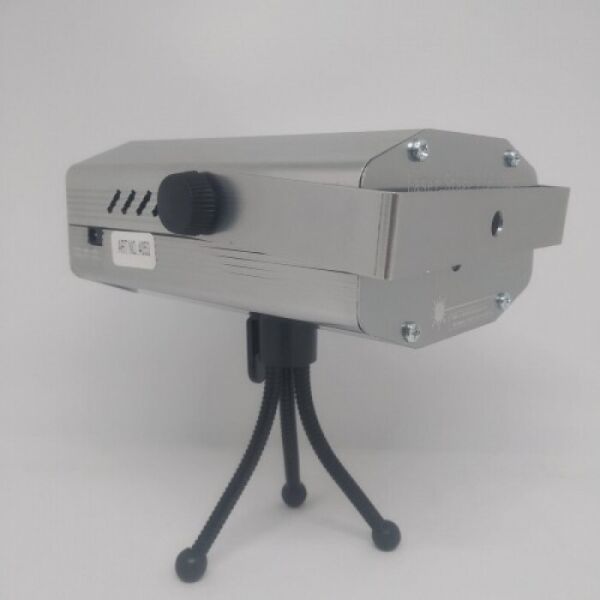 

Лазерный проектор Диско LASER HJ09 2in1 Laser Stage с триногой Серый