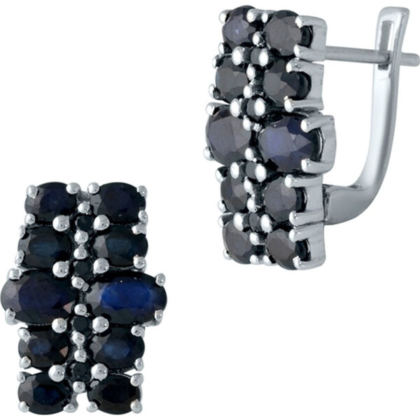 

Серьги из серебра с сапфирами (1690598)