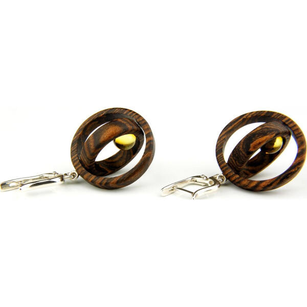 

Серьги из серебра с янтарем (1695004)