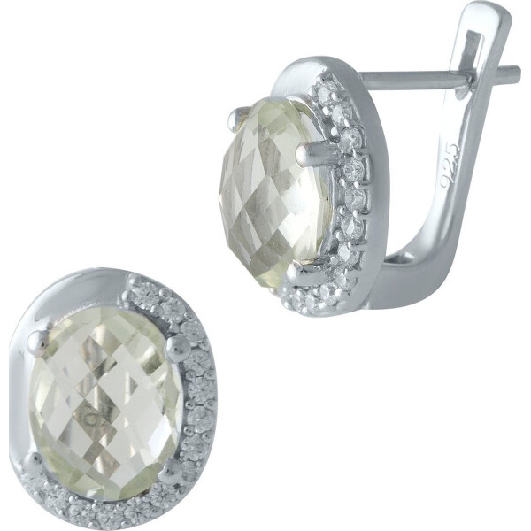 

Серьги из серебра с аметистами и куб. циркониями (1699571)