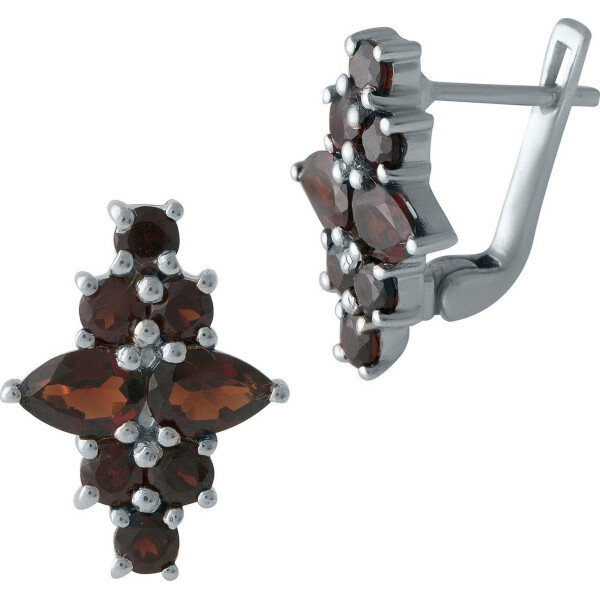 

Серьги из серебра с гранатами (1699852)