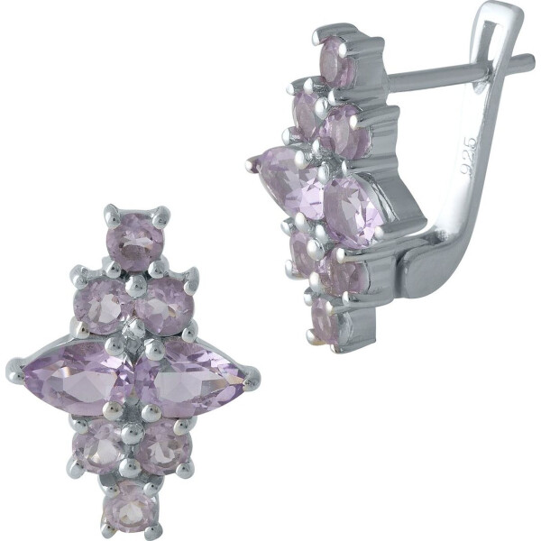 

Серьги из серебра с аметистами (1700379)