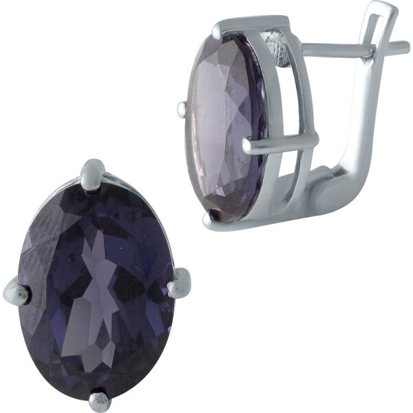 

Серьги из серебра с александритами (1700584)