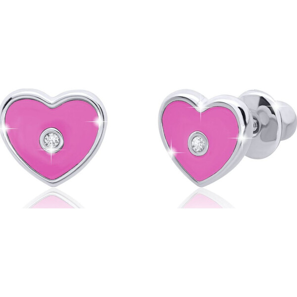 

Серьги из серебра с эмалью и Swarovski Zirconia (1705365)
