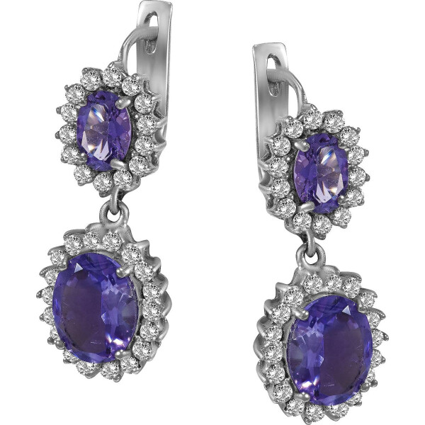 

Серьги из серебра с аметистами (1708991)