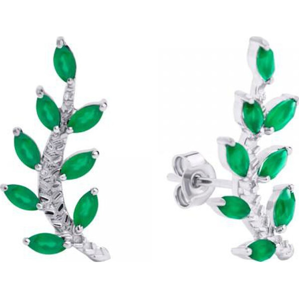 

Серьги из серебра с агатами (1715714)