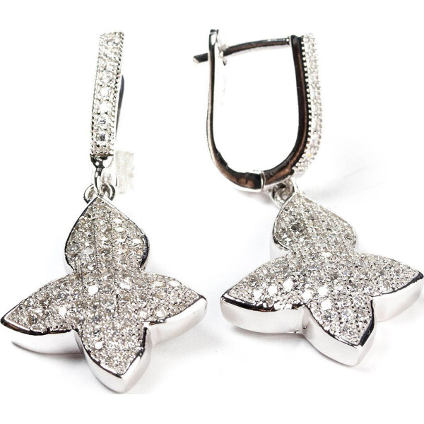 

Серьги из серебра с куб. циркониями (247766)