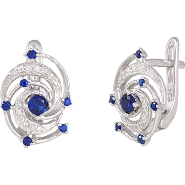 

Серьги из серебра с куб. циркониями (269689)