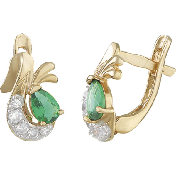 

Серьги из серебра с куб. циркониями (274384)