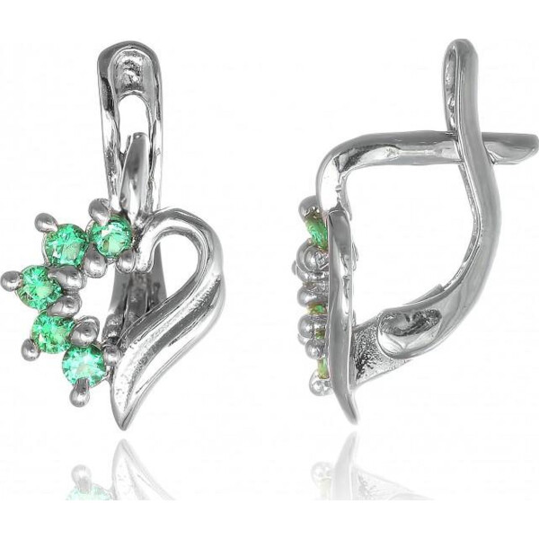 

Серьги из серебра с куб. циркониями (274897)