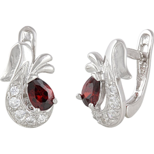 

Серьги из серебра с куб. циркониями (274902)