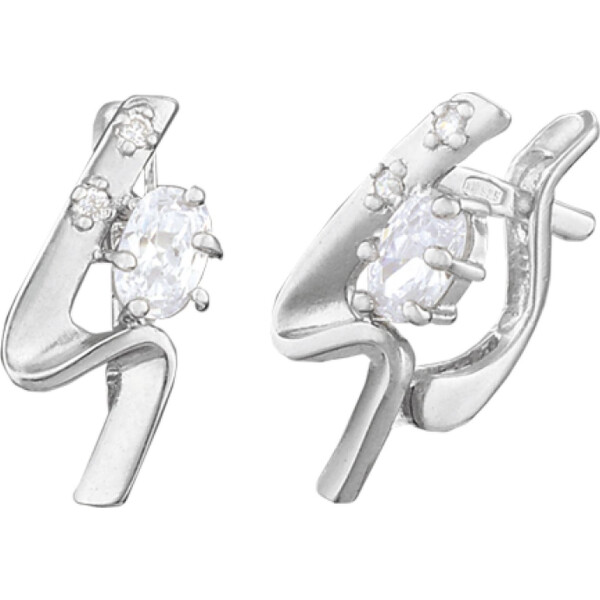 

Серьги из серебра с куб. циркониями (276018)