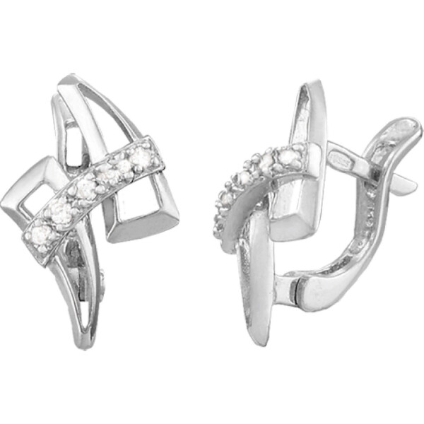 

Серьги из серебра с куб. циркониями (276035)