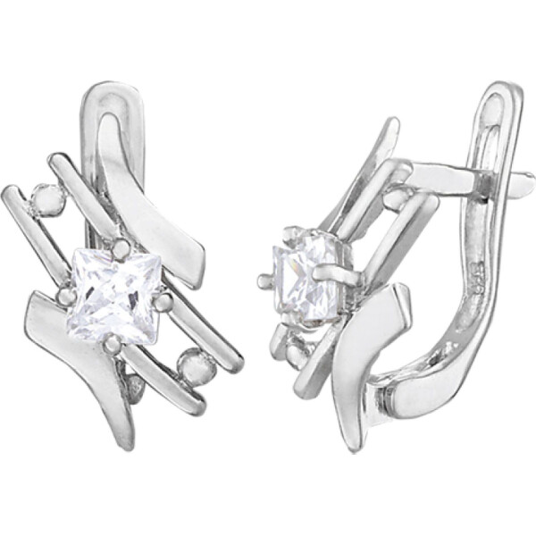 

Серьги из серебра с куб. циркониями (276044)