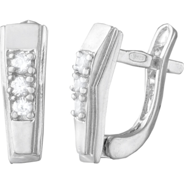 

Серьги из серебра с куб. циркониями (276052)