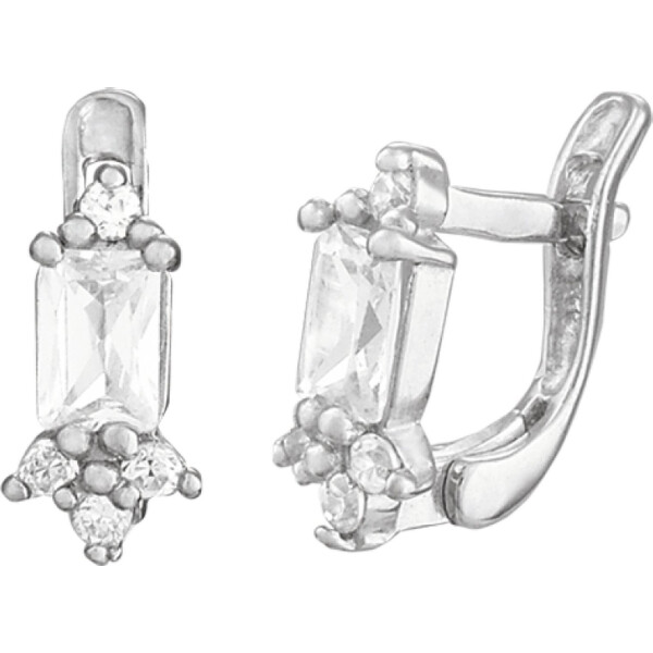 

Серьги из серебра с куб. циркониями (276405)
