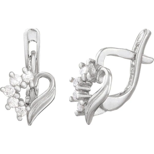 

Серьги из серебра с куб. циркониями (276411)