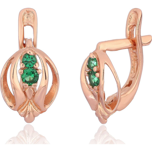

Серьги из серебра с куб. циркониями (282692)