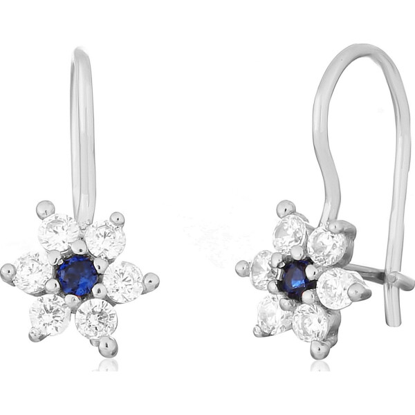 

Серьги из серебра с куб. циркониями (571701)